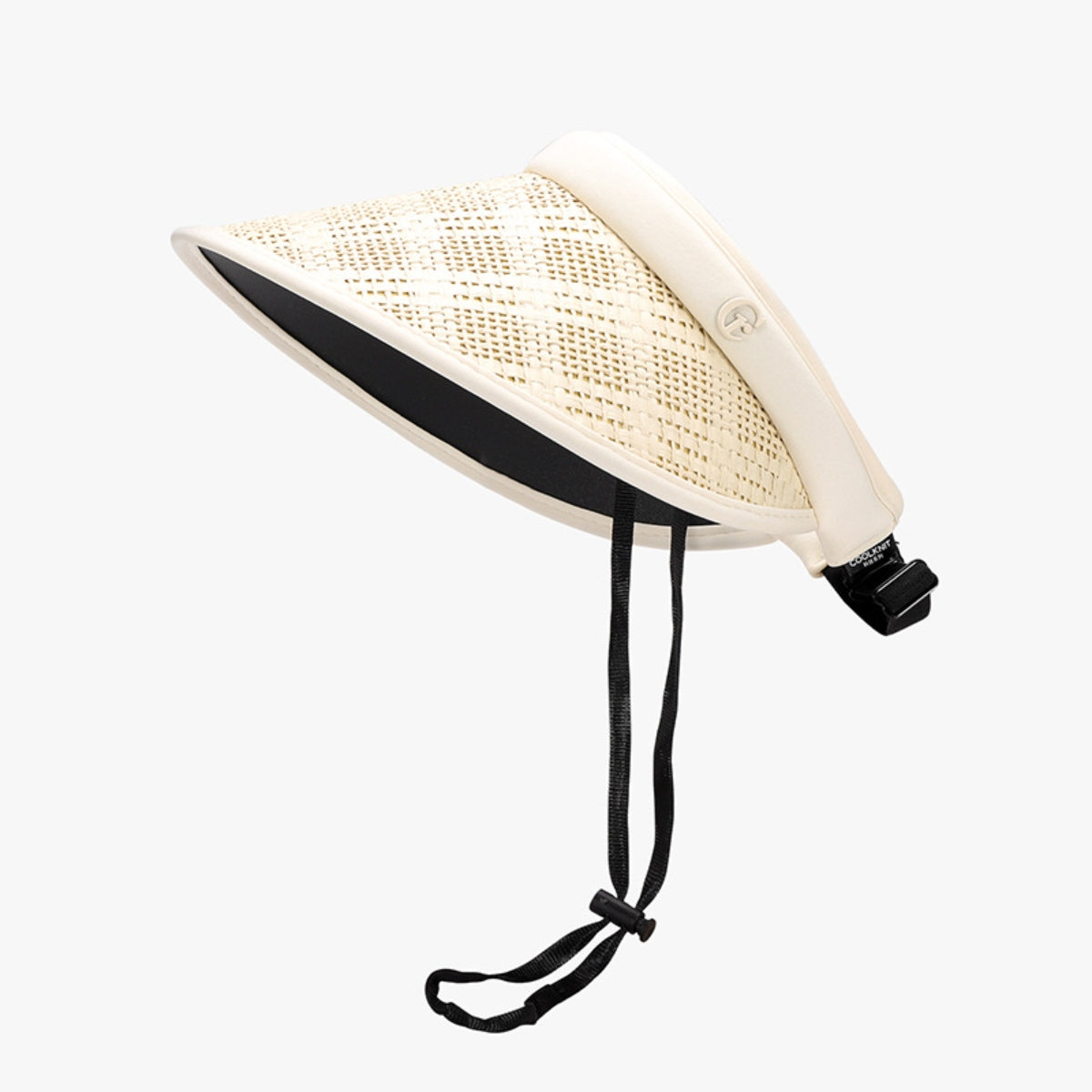 Visor- Sun Hat Cross Hatch Weave Adjustable