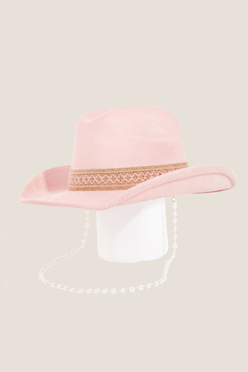 Cowboy Hat - Stitched Ornate Band Style