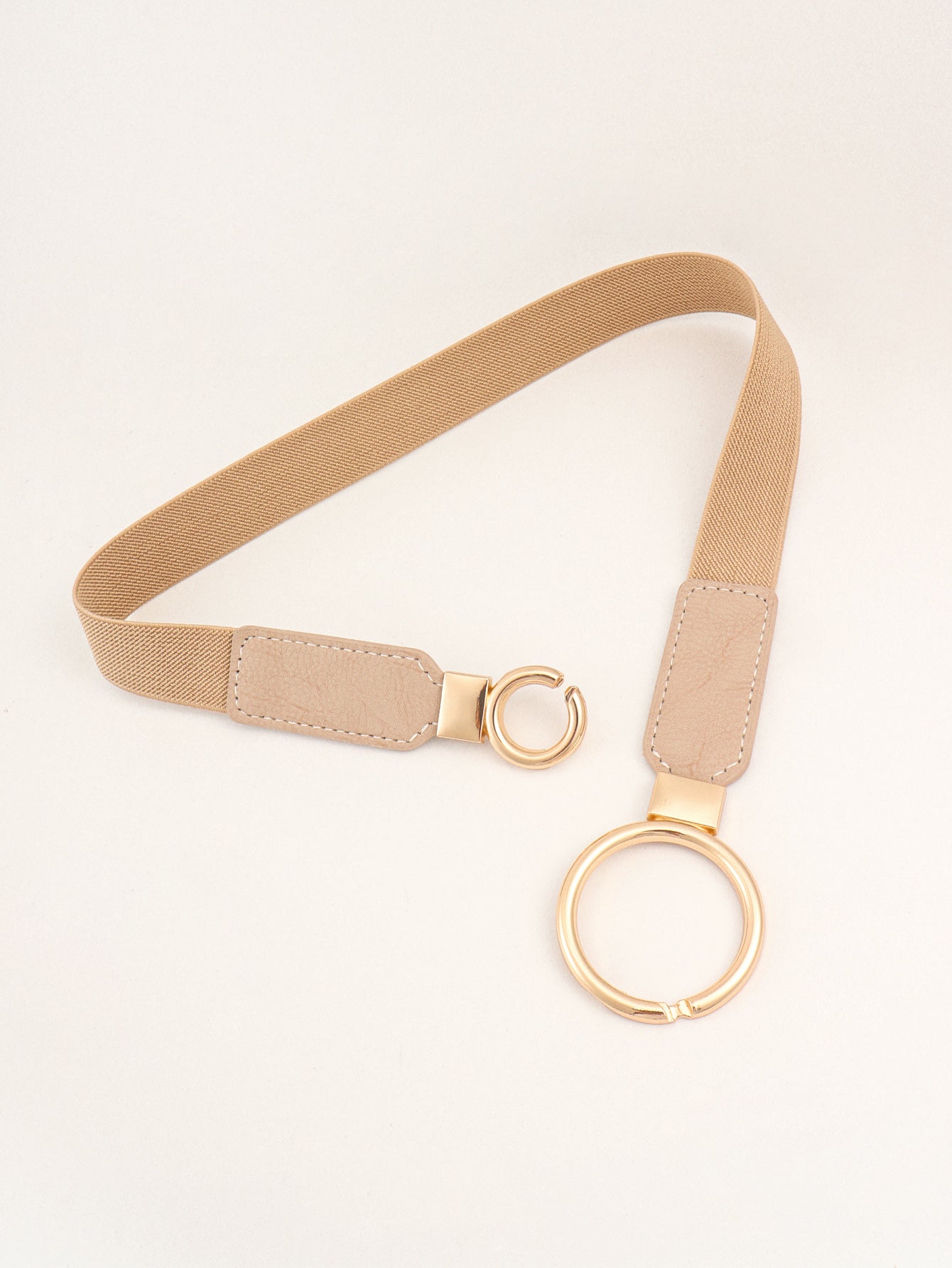 Belt - Slim Elastic Double-Ring Buckle