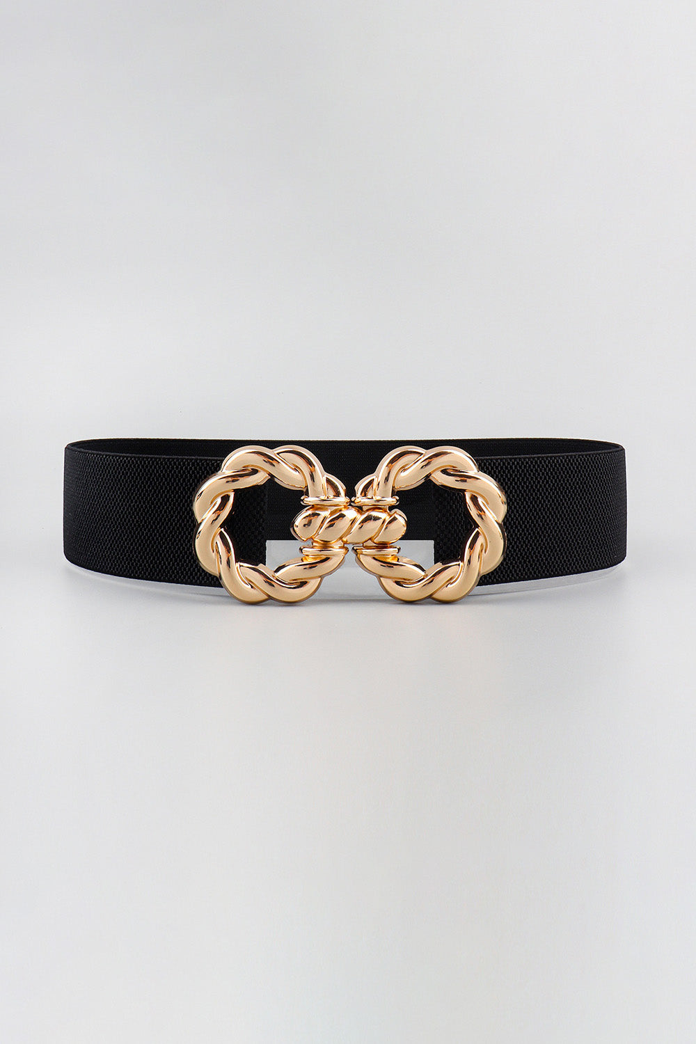 Belt - Zinc Alloy Buckle Elastic Belt