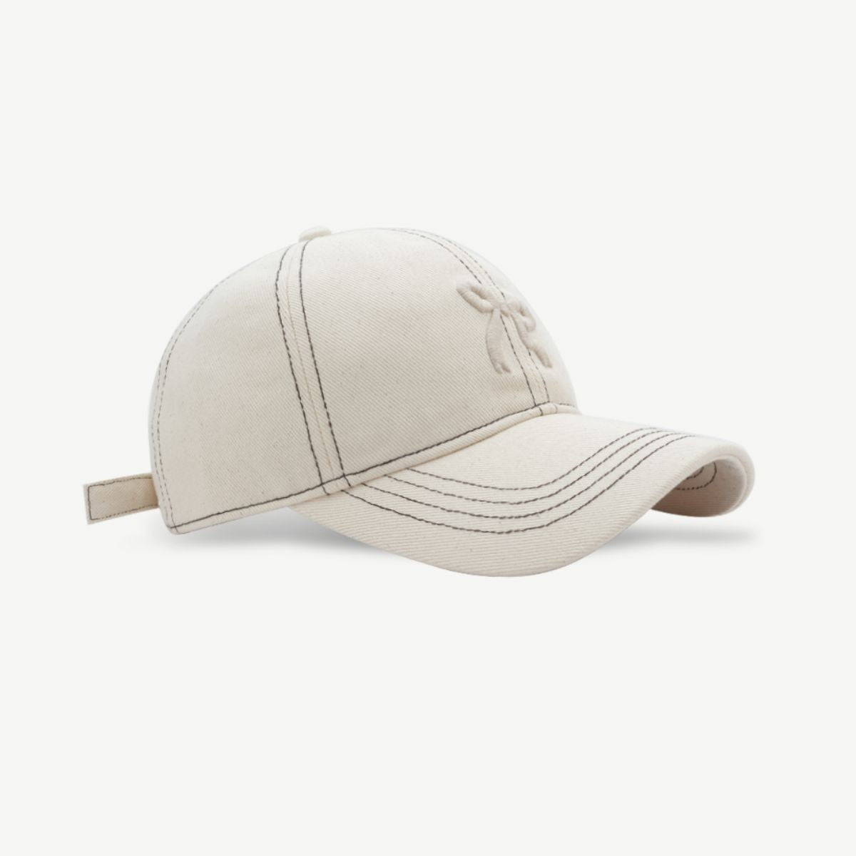 Baseball Cap - Bow Embroidered Cap