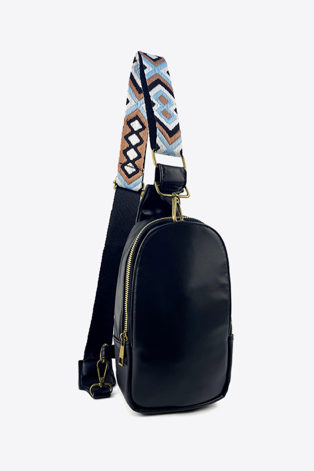 Sling Bag - Pattern Adjustable Strap Leather