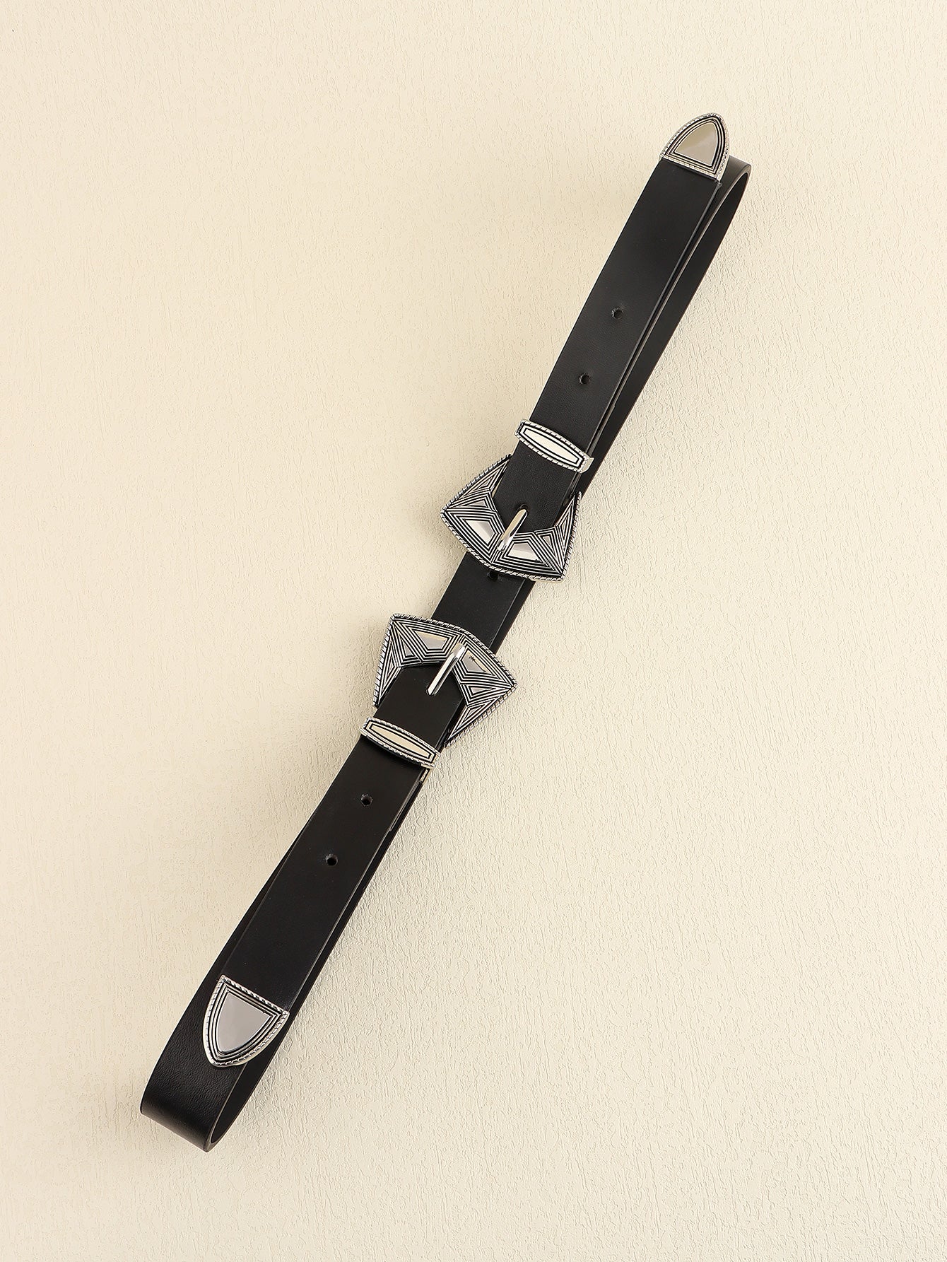 Belt - Double Buckle Leather