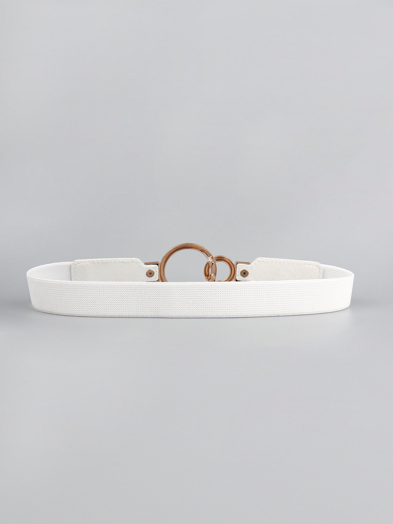 Belt - Slim Elastic Double-Ring Buckle