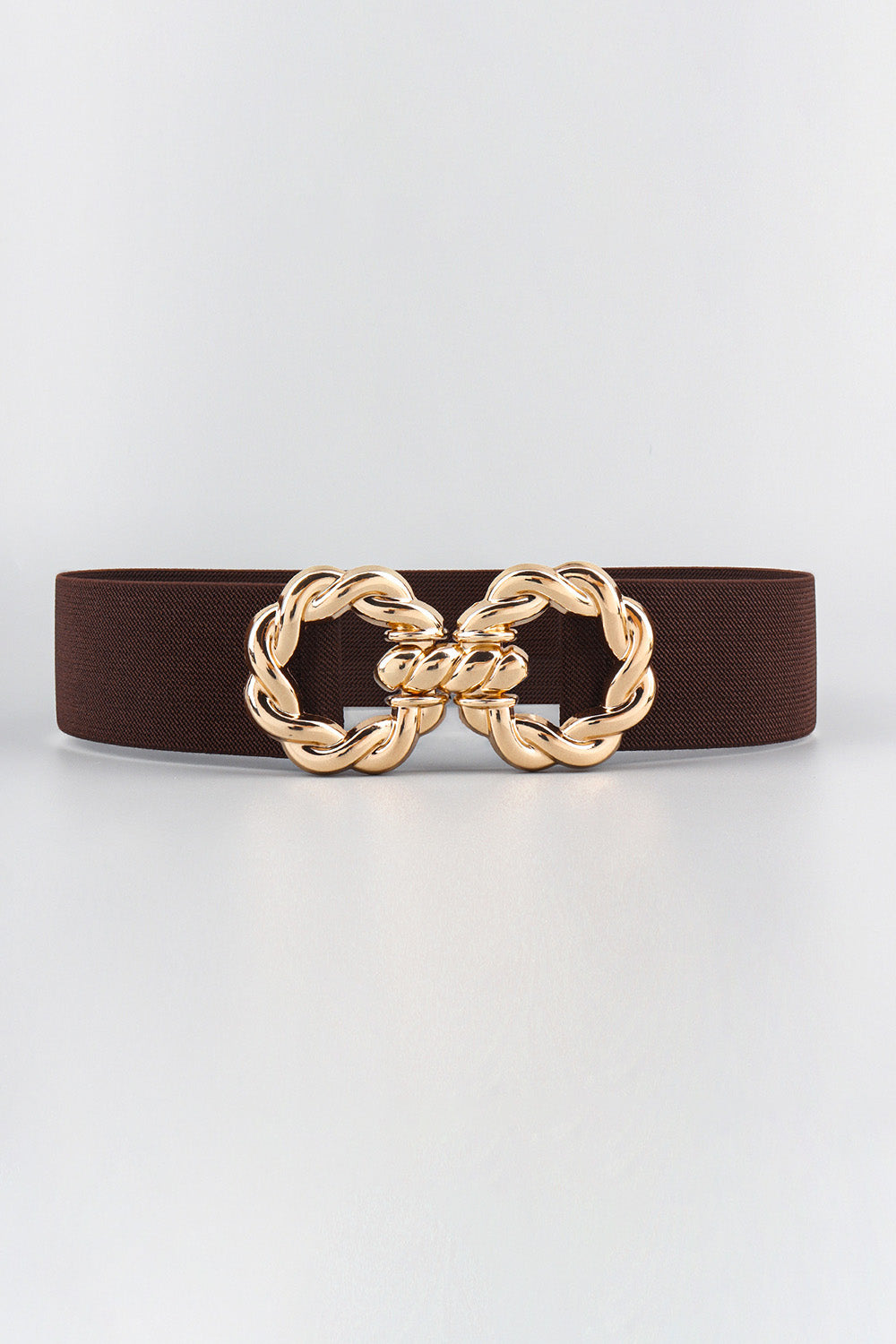 Belt - Zinc Alloy Buckle Elastic Belt