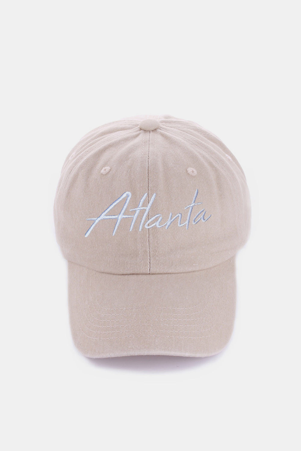 Baseball Cap - Zenana-Washed Embroidered ATLANTA