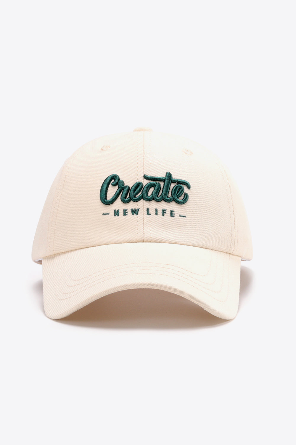 Baseball Cap - CREATE NEW LIFE Embroidered