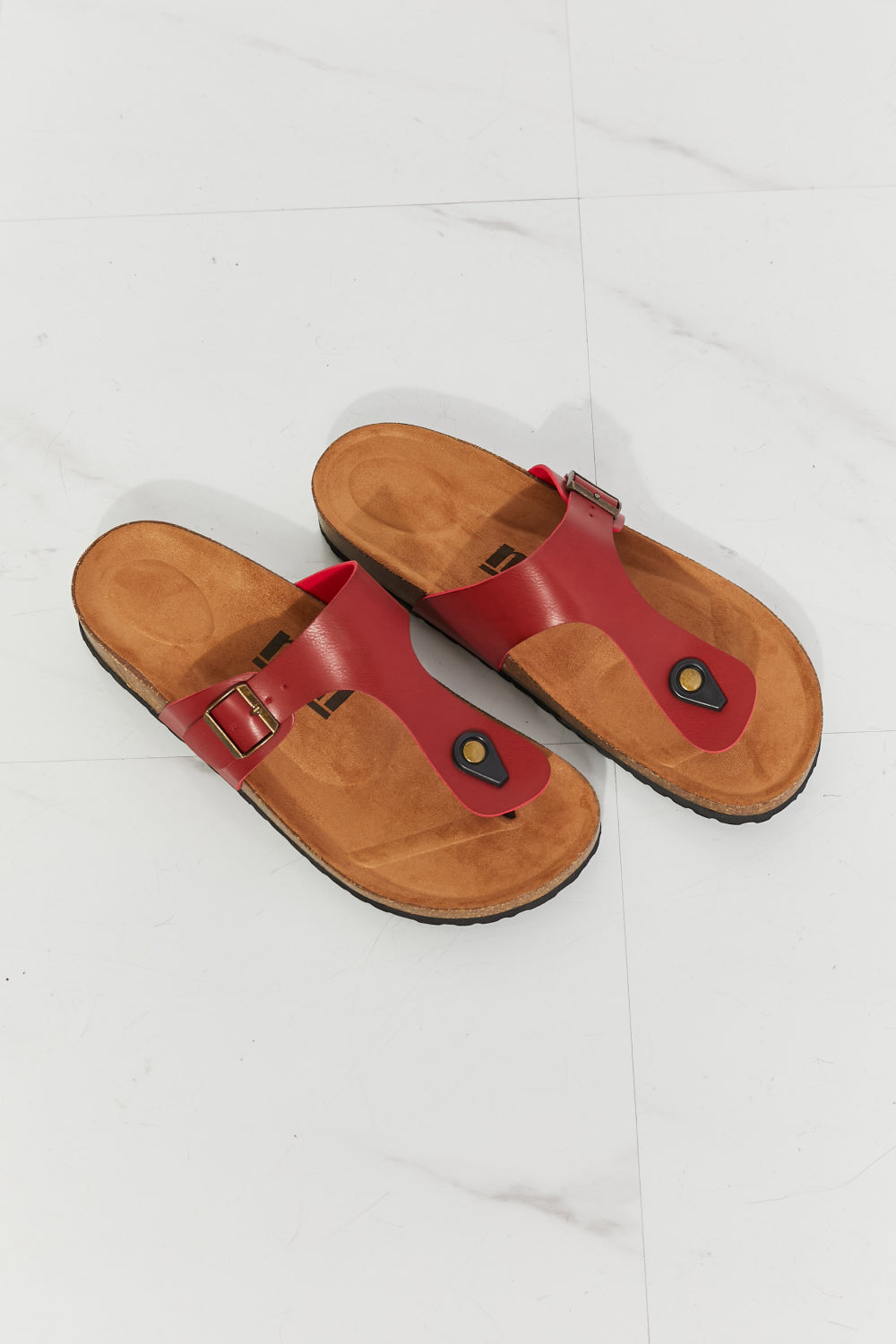 Flip Flop - Drift Away T-Strap in Red