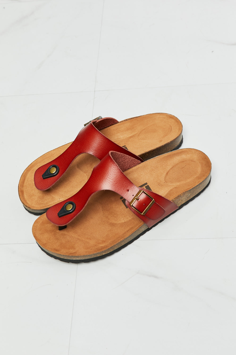 Flip Flop - Drift Away T-Strap in Red