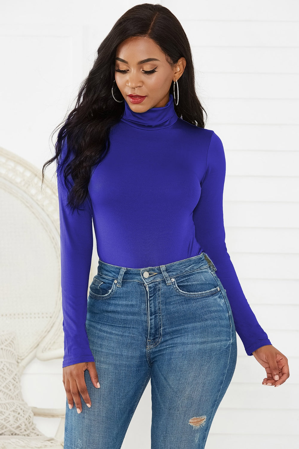 Bodysuit - Turtleneck Long Sleeve