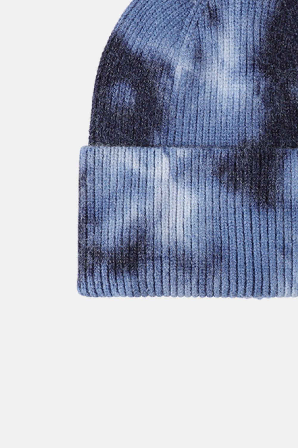 Beanie - Tie-Dye Rib-Knit Cuff