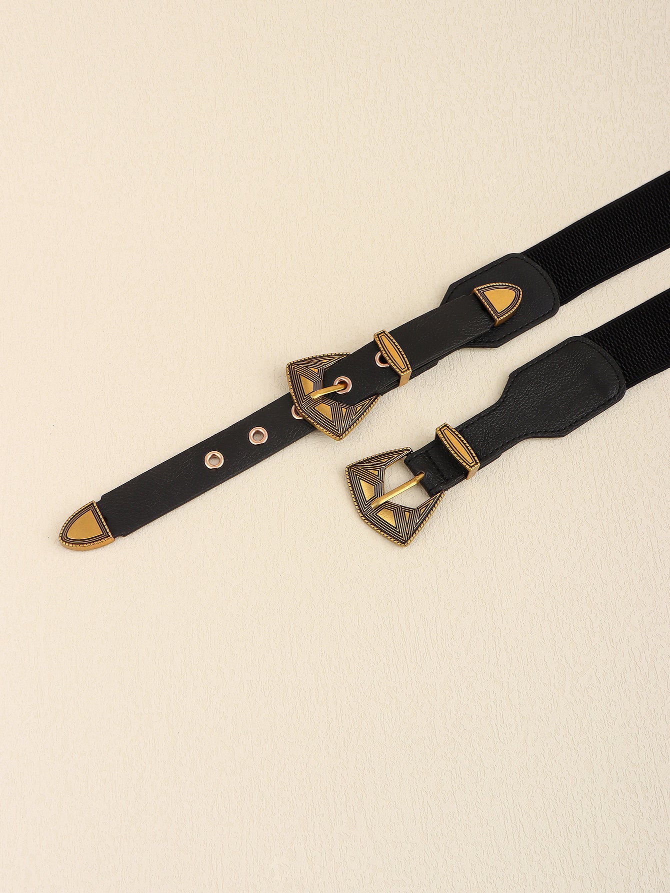 Belt - Double Buckle Leather