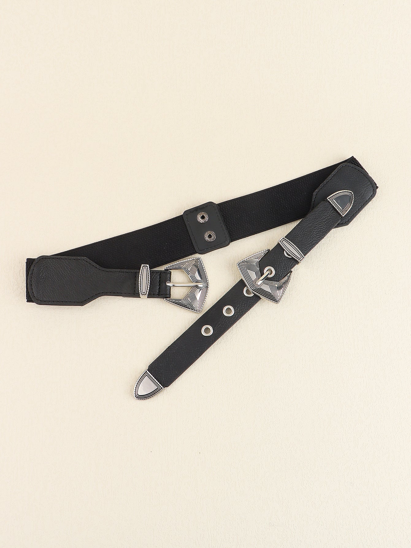 Belt - Double Buckle Leather