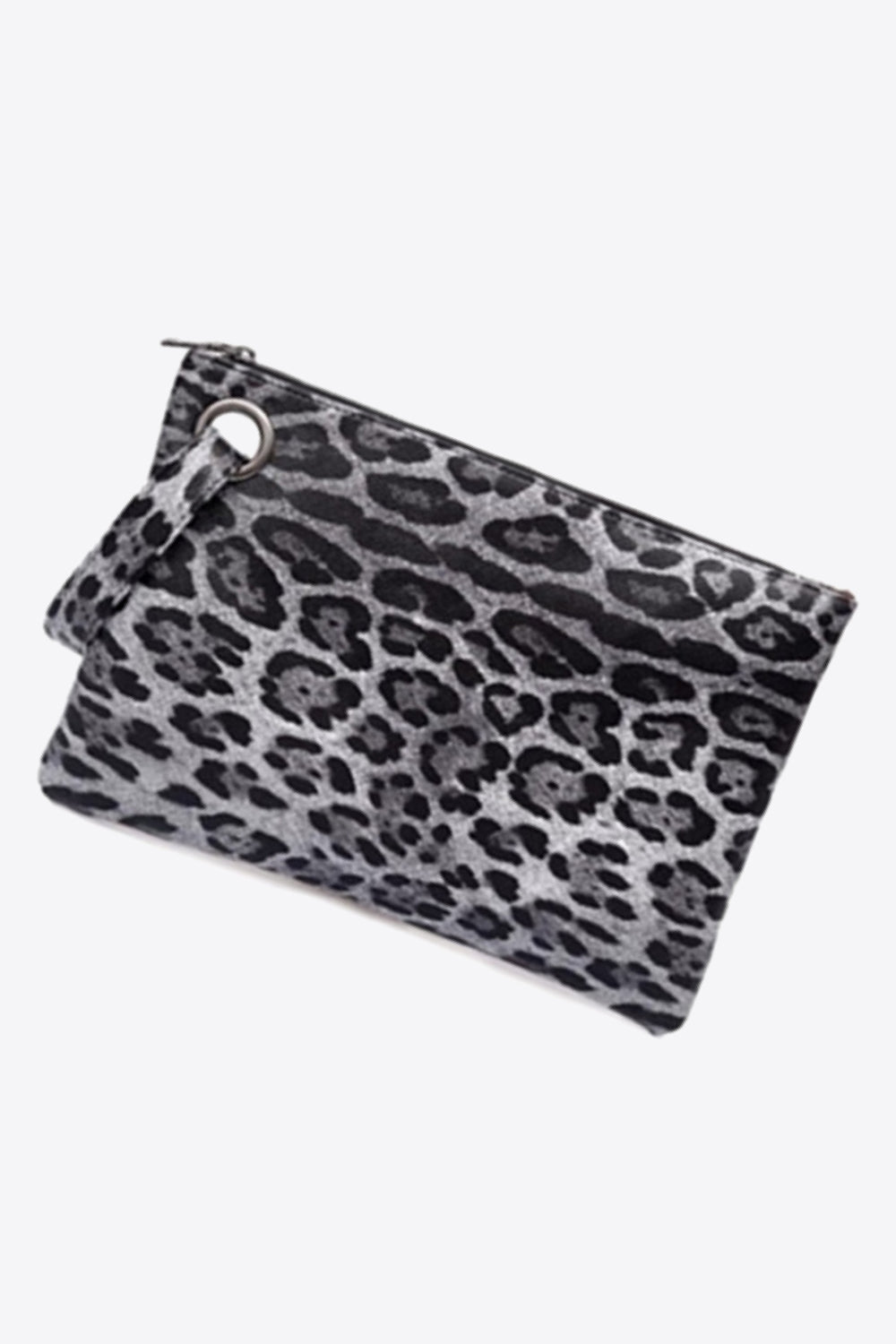 Clutch Purse - Leopard Print Leather