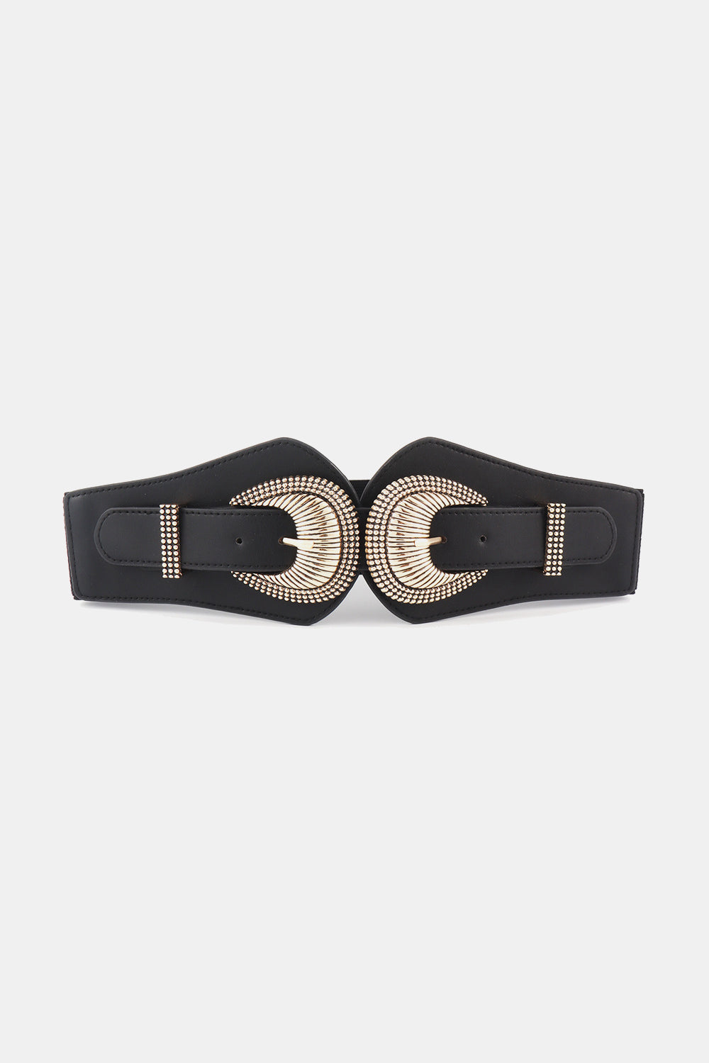 Belt - Shell DBL-Buckle Elastic Wide Belt