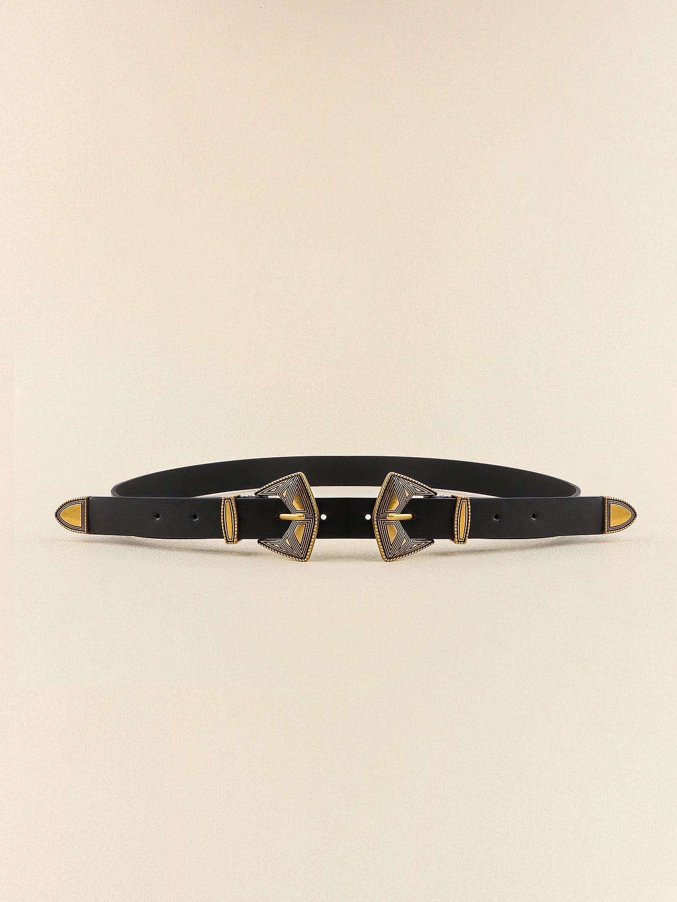 Belt - Double Buckle Leather