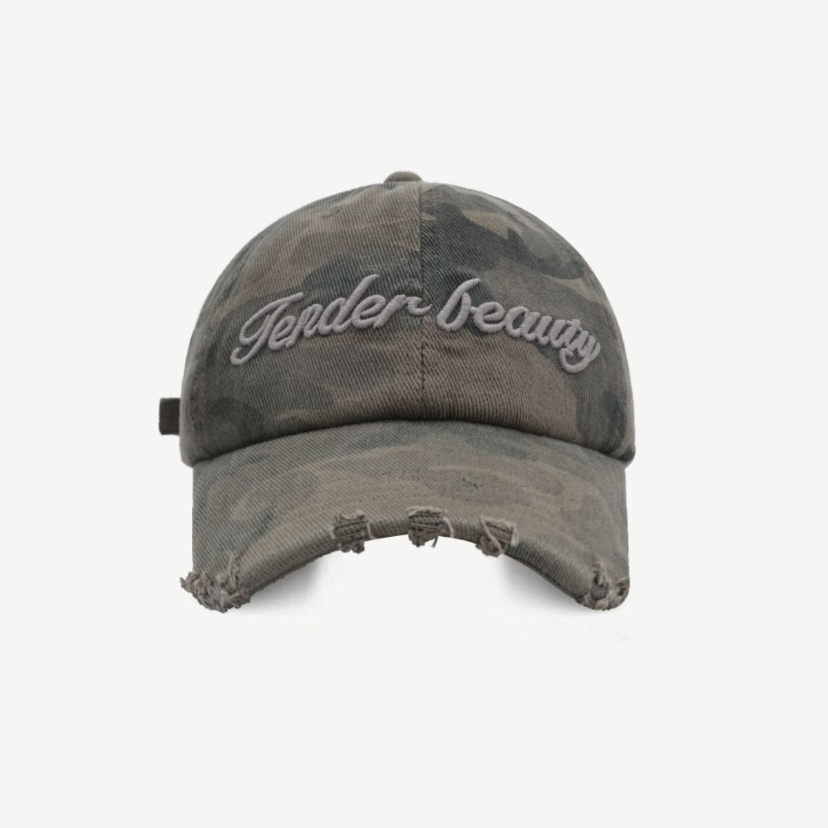 Baseball Cap - Distressed Denim Camouflage