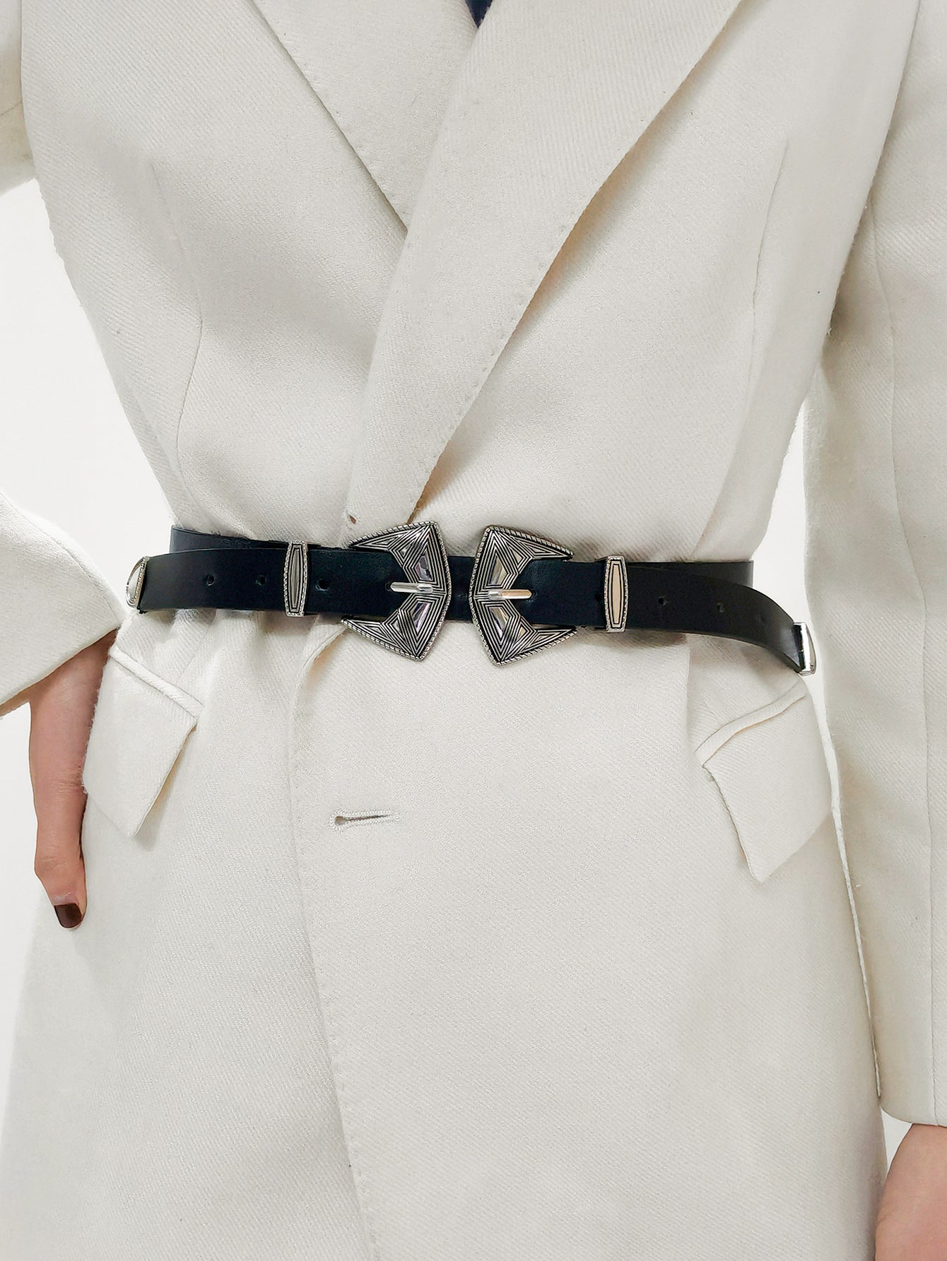 Belt - Double Buckle Leather