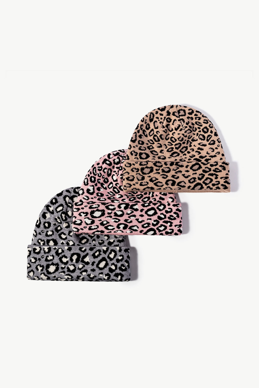 Beanie - Leopard Pattern Cuff