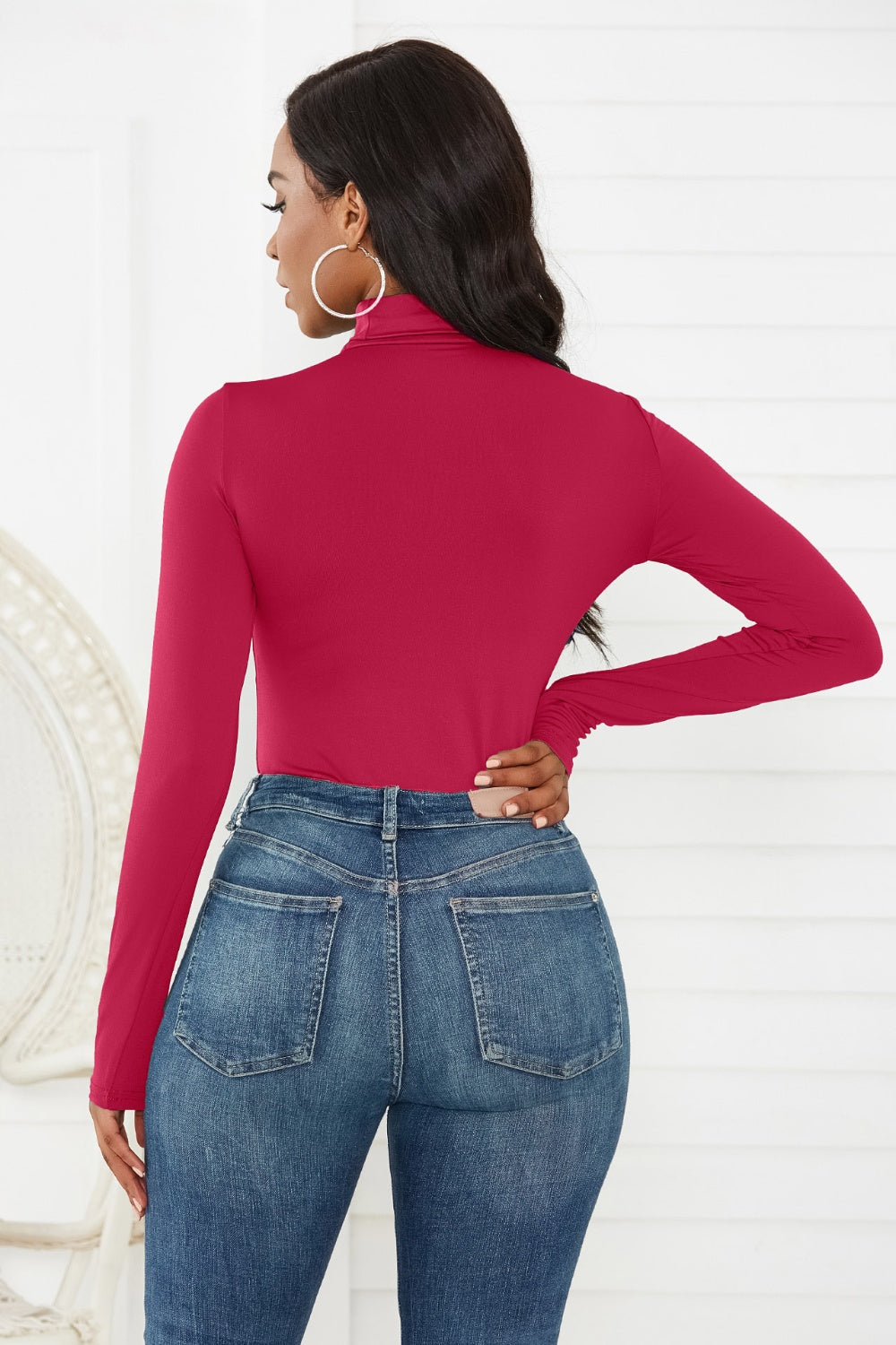 Bodysuit - Turtleneck Long Sleeve