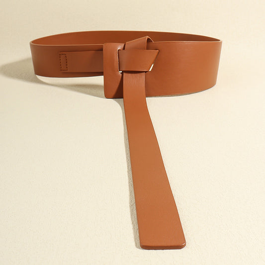 Belt - Knot Detail PU Belt