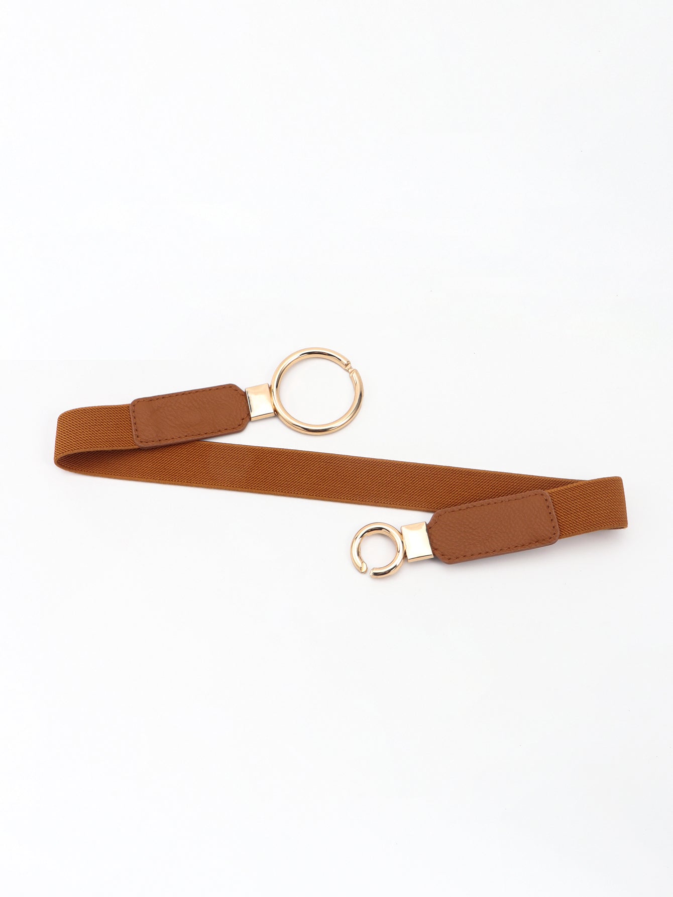 Belt - Slim Elastic Double-Ring Buckle