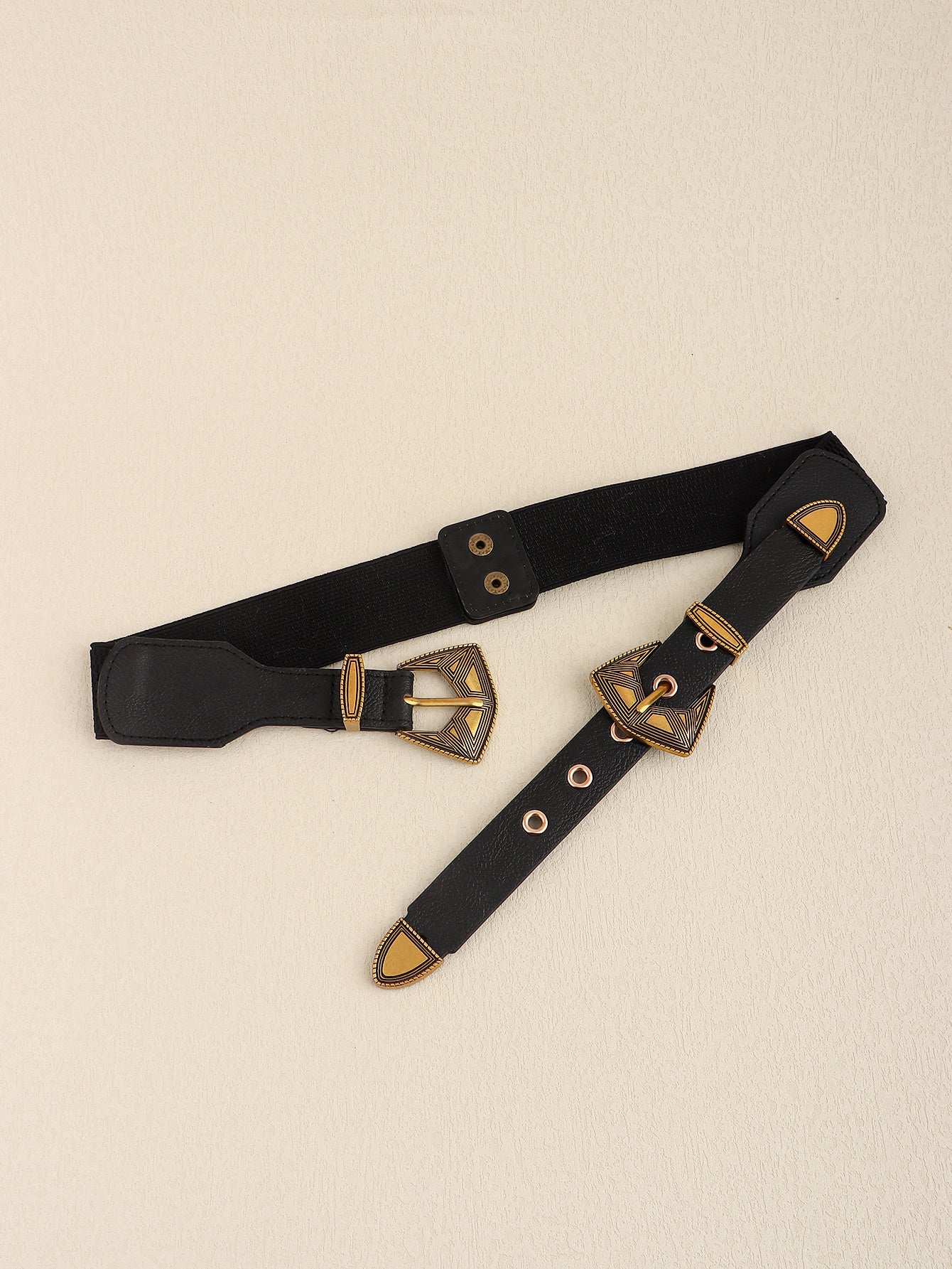 Belt - Double Buckle Leather