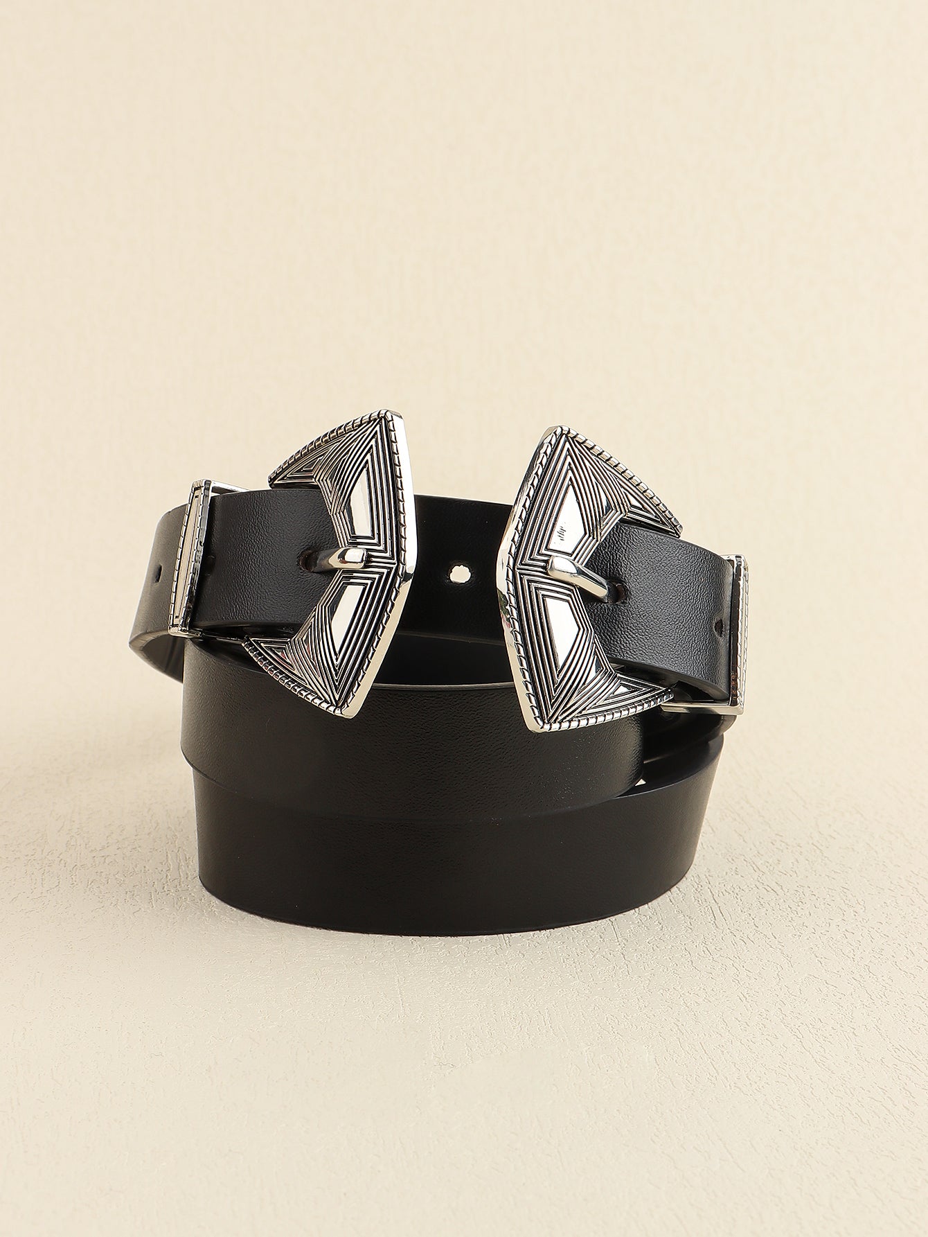 Belt - Double Buckle Leather