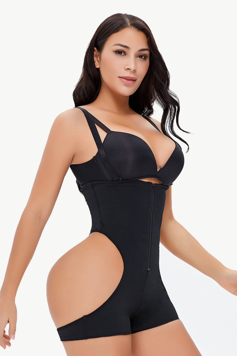 Bodysuit - Full Size Cutout Under-Bust Shaping